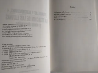 STEPHEN KING. PESADILLAS Y ALUCINACIONES. 3 LIBROS