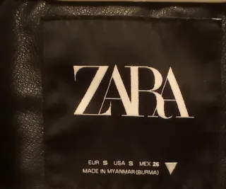 Cazadora Biker Zara Talla S