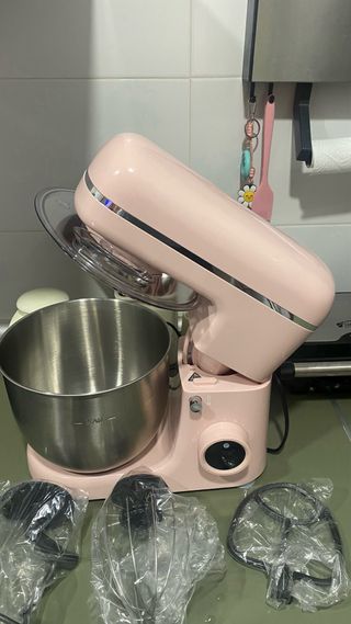 Robot de cocina rosa