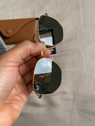 Gafas de sol Ray-Ban RB3548 Hexagonal Doradas