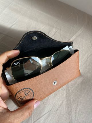 Gafas de sol Ray-Ban RB3548 Hexagonal Doradas