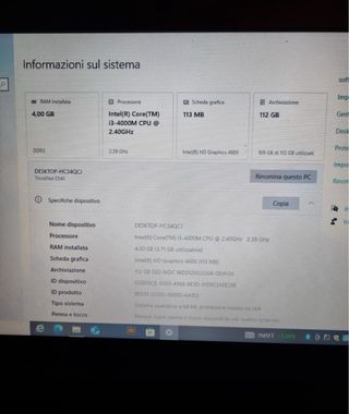 Lenovo Portatile Nero