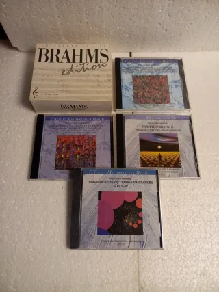Caja 4 CDs Brahms Edition Clásica