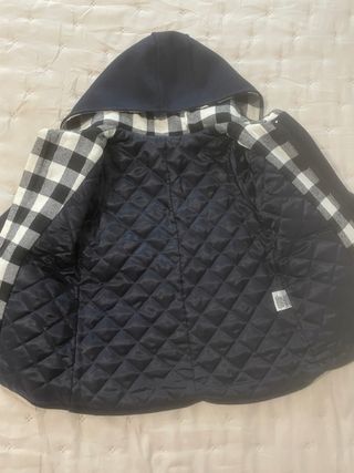 Abrigo niño azul marino