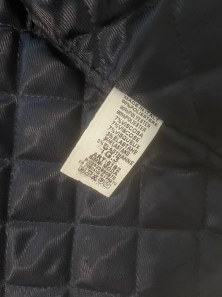 Abrigo niño azul marino