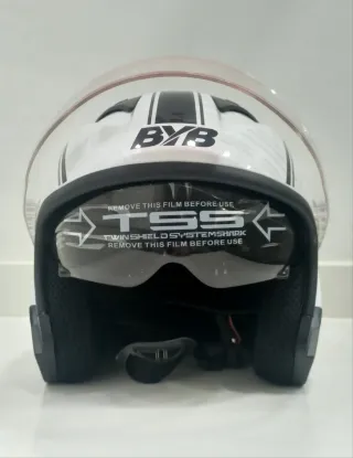 Casco Jet Talla M/L Blanco Nuevo