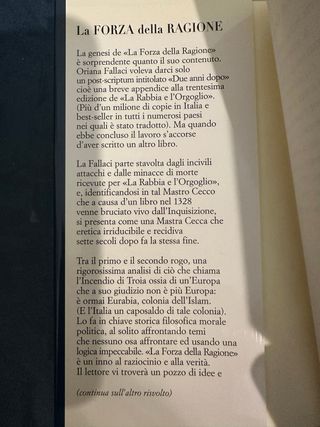 La Forza Della Ragione (Italian Edition)