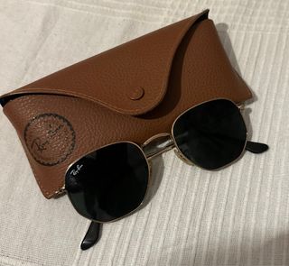 Gafas de sol Ray-Ban Hexagonal Oro Negro
