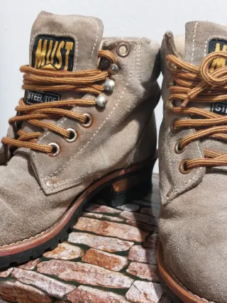 MUST Scarponcini Donna Beige/Marrone