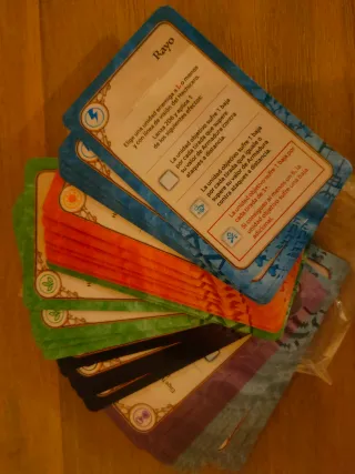 Lote dados y cartas Saga