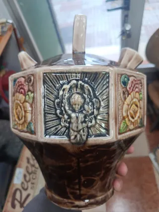 Botijo antiguo Virgen de la Cabeza Andújar