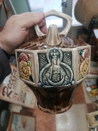 Botijo antiguo Virgen de la Cabeza Andújar