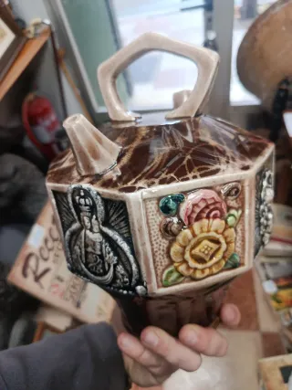 Botijo antiguo Virgen de la Cabeza Andújar