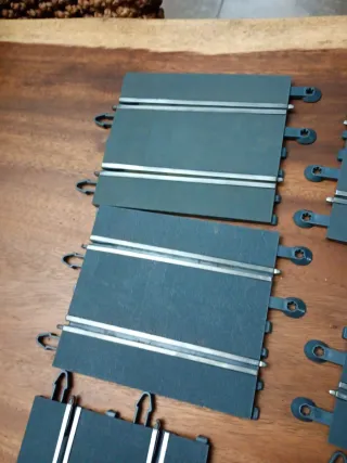 Scalextric para pasar de pista gris a negra antig