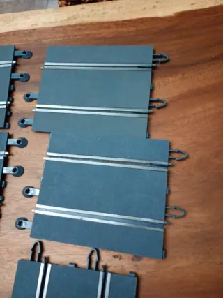 Scalextric para pasar de pista gris a negra antig