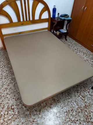 Colchón y Base Tapizada