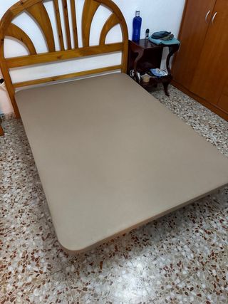 Colchón y Base Tapizada