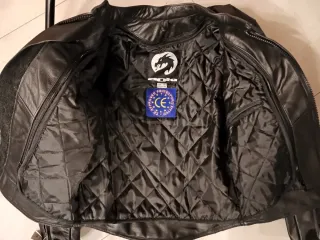 Chaqueta moto de cuero para mujer Talla M