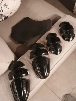 Chaqueta moto de cuero para mujer Talla M