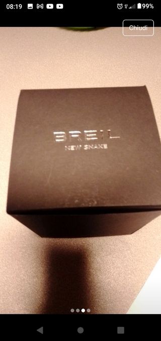 Bracciale Breil Snake Argento