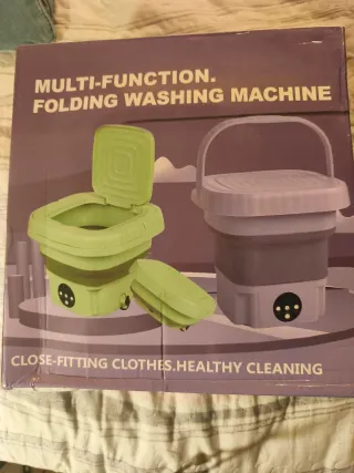 Lavadora Portátil Plegable Camping