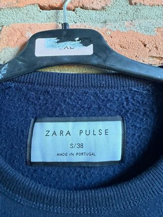 Sudadera Zara Pulse Azul Marino Talla S