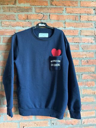 Sudadera Zara Pulse Azul Marino Talla S