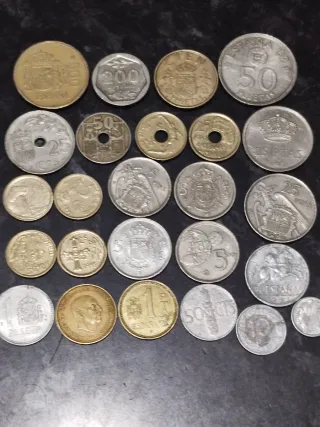 Lote 25 Monedas Españolas