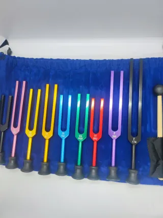 Set 9 Diapasoni Solfeggio Colorati