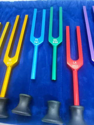 Set 9 Diapasoni Solfeggio Colorati