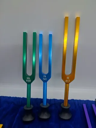 Set 9 Diapasoni Solfeggio Colorati