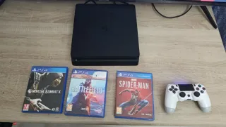 PS4 (PlayStation 4) Negra + 3 Juegos