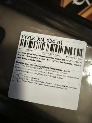 Custodia Armor Xiaomi 14T 14 12T 11T Nera