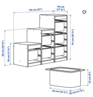 2 Estanterías IKEA TROFAST Madera Clara