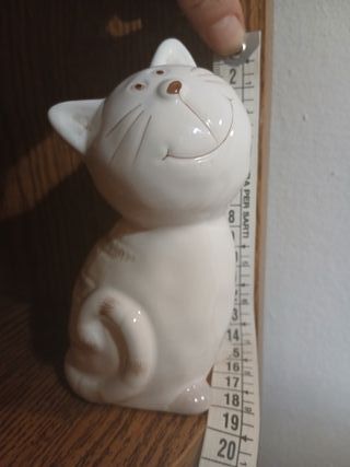 Statuina gatto simpatico in ceramica