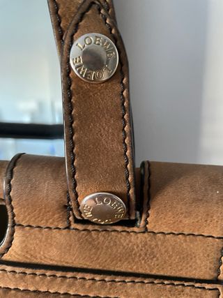 Bolso de piel Loewe marrón