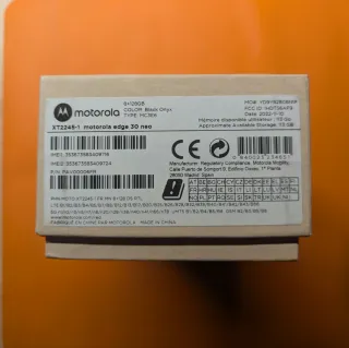 Motorola Edge 30 Neo Nero tripla Cover