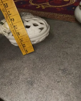 Portagioie a cuore in ceramica