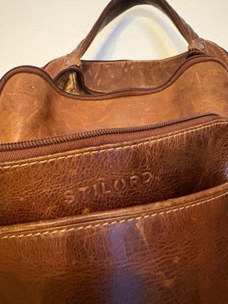 Zaino STILORD marrone pelle vintage