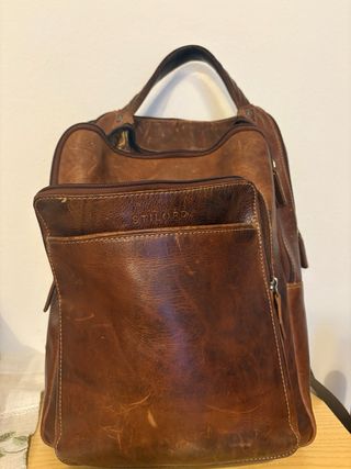 Zaino STILORD marrone pelle vintage