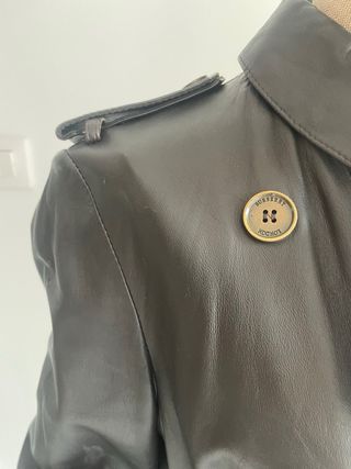 Gabardina Piel Burberry Marrón