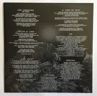 Gatillazo "Cómo convertirse en nada" LP 2016