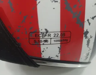 Casco Moto Vintage Estrella América Talla S,Nuevo