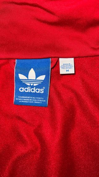 Chaqueta Adidas Firebird Roja y Blanca