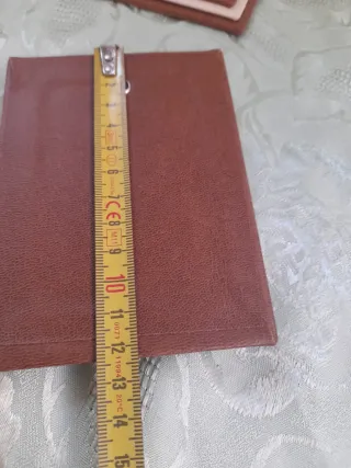 Set 4 Cornici Pelle Marrone/Argento