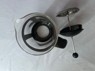 Cafetera de émbolo de vidrio