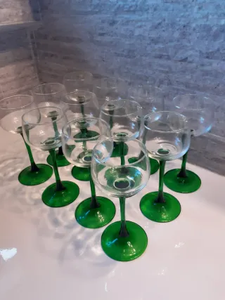 12 Calici Vintage Luminarc Verdi