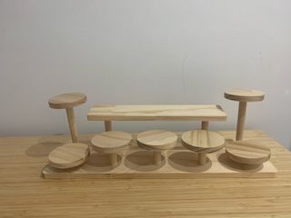 Candy Bar. Expositor de madera para candy bar