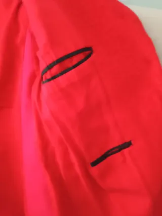 Abrigo Massimo Dutti Rojo