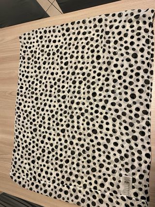 Foulard NKD pois bianco e nero